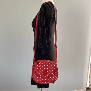 “Avanti” Red Polka Dot Purse
